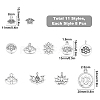 Tibetan Style Alloy Pendants & Links Connectors & Beads TIBEP-SC0001-53AS-2