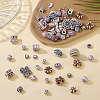 100G Mixed Antique Style Acrylic Beads MACR-TA0002-38-3