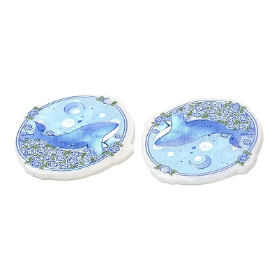 Ocean Style Acrylic Pendants MACR-K343-02D-1