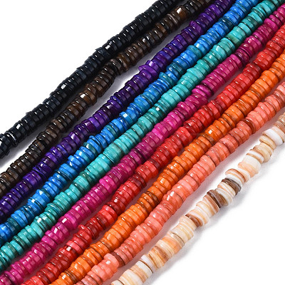 Natural Freshwater Shell Beads Strands SHEL-S278-025-1