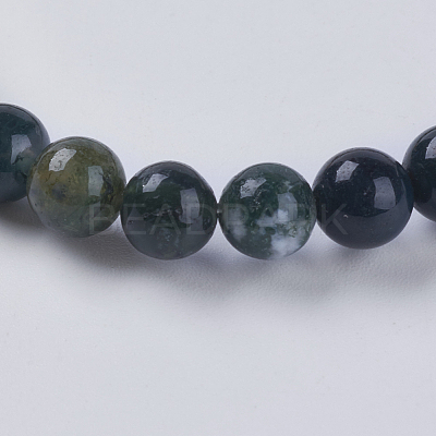 Natural Indian Agate Beads Strands X-G-G515-6mm-05-1