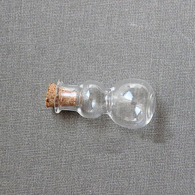 Gourd Shape Miniature Glass Bottles BOTT-PW0008-04-1
