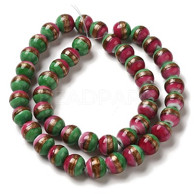 Lampwork Beads Strands LAMP-E036-07G-1
