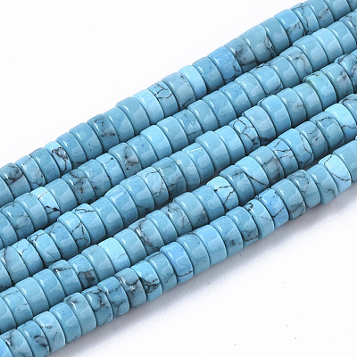 Synthetic Turquoise Beads Strands TURQ-N215-01G-1
