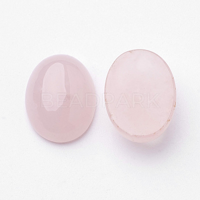 Natural Rose Quartz Cabochons G-ROSE18x13x5-1