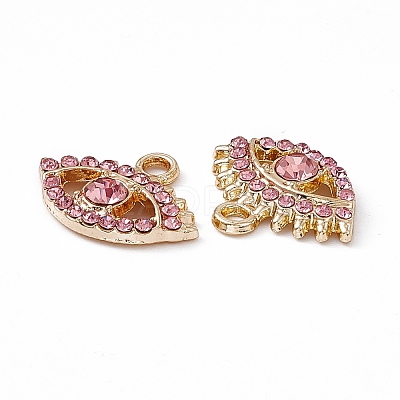Alloy Rhinestone Pendants PALLOY-P287-06G-03-1