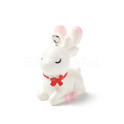 Easter Theme Opaque Resin Pendants RESI-I336-01P-04-1