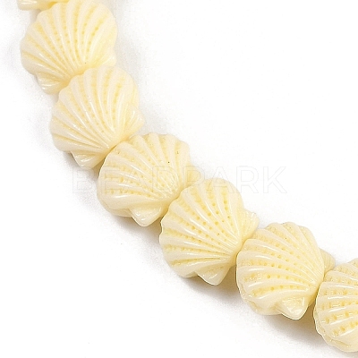 Synthetic Coral Dyed Carved Beads Strands X-CORA-K009-05A-01-1