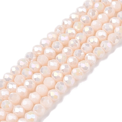 Electroplate Glass Beads Strands LS-EGLA-A044-P3mm-B05-1
