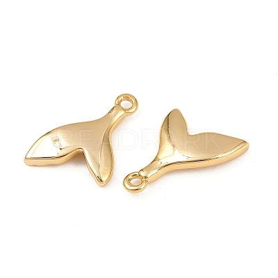 Ocean Theme Brass Charms KK-F902-07M-G-1