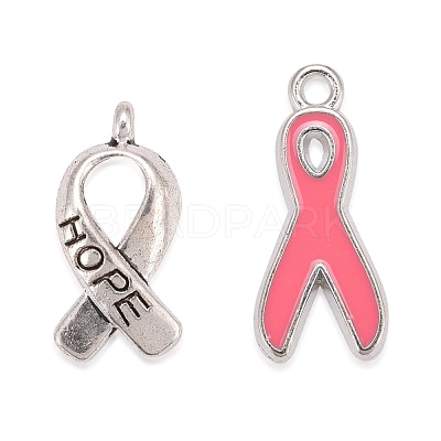 50Pcs 2 Styles Alloy Enamel Pendants ENAM-LS0001-29-1