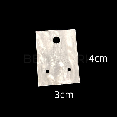 10Pcs Acrylic Jewelry Display Cards WG56432-05-1