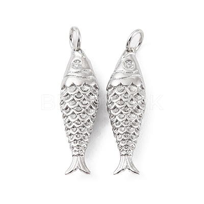 Rack Plating Brass Pendants KK-C021-06P-1