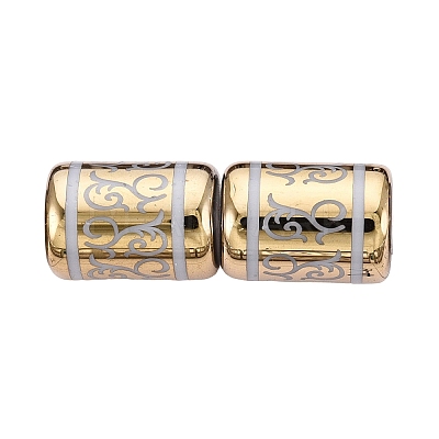 Electroplate Glass Beads EGLA-Q137-01A-I02-1