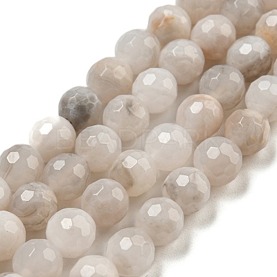 Natural Crazy Agate Beads Strands G-E571-A06-01-1