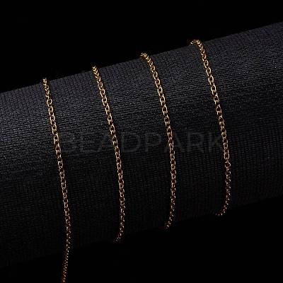 3.28 Feet PVD Vacuum Plating 316 Stainless Steel Cable Chains X-CHS-H020-12G-10M-1
