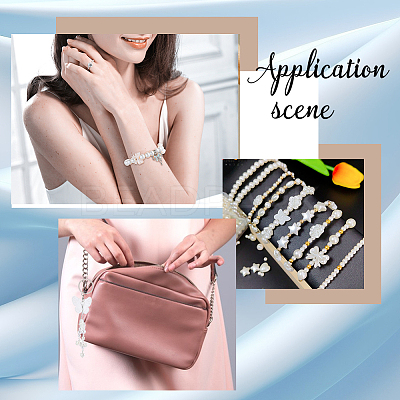 7 Styles ABS Plastic Imitation Pearl Beads KY-SC0002-17-1