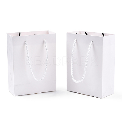 Rectangle Cardboard Paper Bags AJEW-E034-10-1