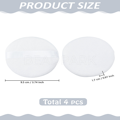 4Pcs Cotton Makeup Powder Puff MRMJ-LP0002-28-1