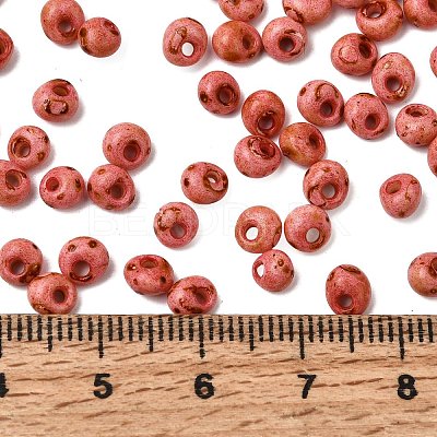 Opaque Glass Beads GL-CBA31A4-01B-1