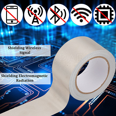 20M Single Sided Conductive Cloth Tape AJEW-WH0070-17D-1
