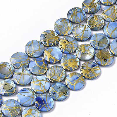 Drawbench Freshwater Shell Beads Strands SHEL-T014-012-1