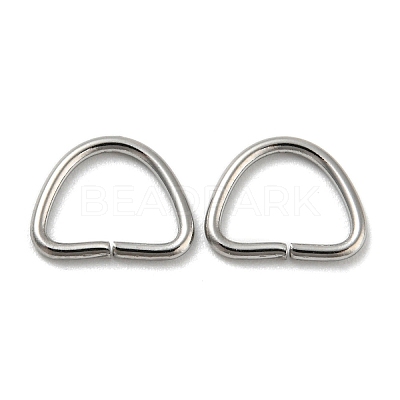 Non-Tarnish 304 Stainless Steel D Rings STAS-Z048-02B-1