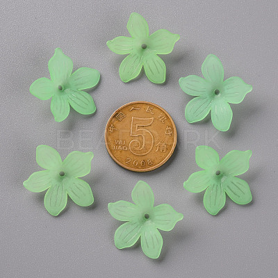Frosted Acrylic Bead Caps MACR-S371-05A-733-1