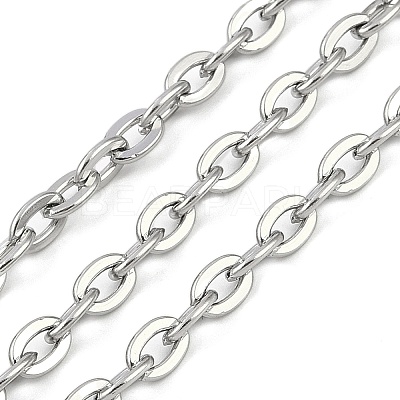 Non-Tarnish 304 Stainless Steel Link Chains CHS-A013-05P-1