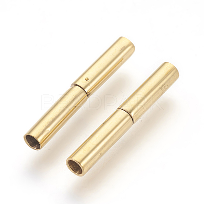 PVD Vacuum Plating 304 Stainless Steel Bayonet Clasps STAS-F196-01G-03-1