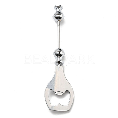 201 Stainless Steel Beadable Bottle Opener FIND-G060-02-1
