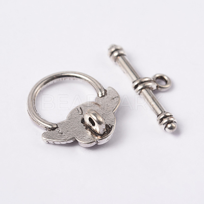 Tibetan Style Toggle Clasps LS-LF0026Y-NF-1