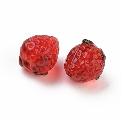 Handmade Bumpy Lampwork Beads X-LAMP-S194-012-1