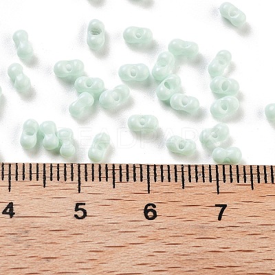 Baking Paint Glass Seed Beads SEED-A033-05R-1