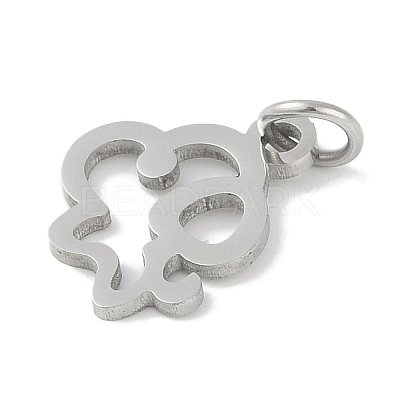 Non-Tarnish 304 Stainless Steel Pendants STAS-L279-001P-01-1