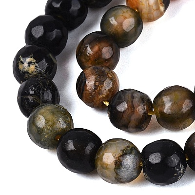 Natural Agate Beads Strands G-Q606-42A-05-1