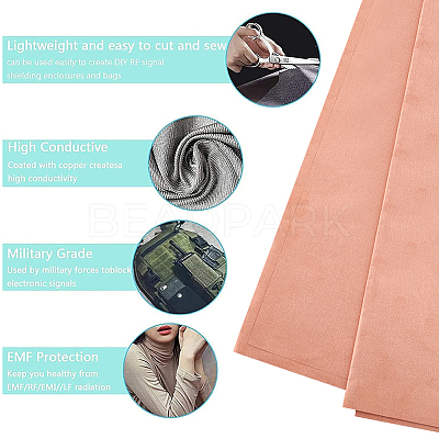 EMF Protection Fabric AJEW-WH0314-712G-05-1