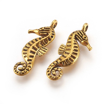 Tibetan Style Alloy Charms TIBEP-A19239-AG-NR-1