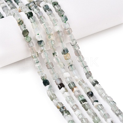 Natural Moss Agate Beads Strands G-T138-211K-1