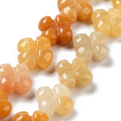 Natural Topaz Jade Beads Strands G-P520-A08-01-1