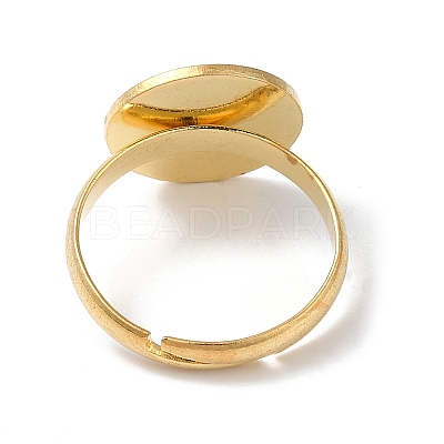 304 Stainless Steel Pad Ring Settings STAS-K278-11E-G-1
