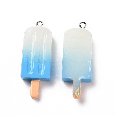 Gradient Color Resin Imitation Food Pendants RESI-H144-11-1