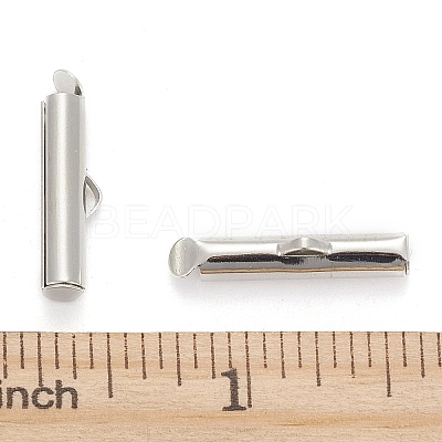 Iron Slide On End Clasp Tubes LS-X-IFIN-R212-2.0cm-P-1