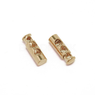 Alloy Spring Cord Locks FIND-WH0100-80G-1