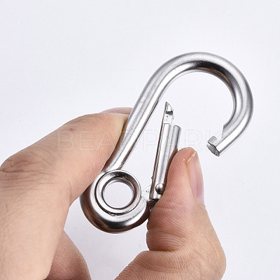 Tarnish Resistant 304 Stainless Steel Rock Climbing Carabiners STAS-N087-23A-01-1