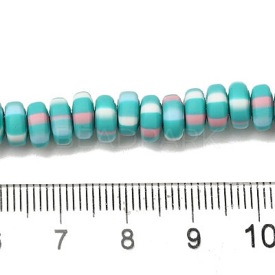 Polymer Clay Beads Strands CLAY-H006-02G-1