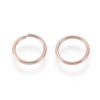 304 Stainless Steel Open Jump Rings STAS-O098-02RG-07-1