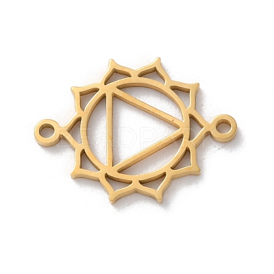304 Stainless Steel Hollow Chakra Links STAS-S149-05D-1