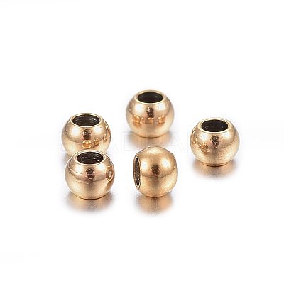Ion Plating(IP) 304 Stainless Steel Beads STAS-H467-07G-1