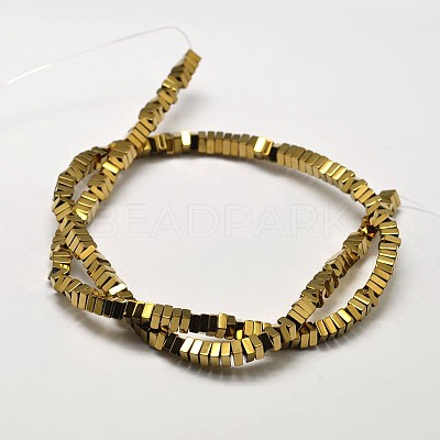 Electroplate Non-magnetic Synthetic Hematite Beads Strands G-I175-04-1